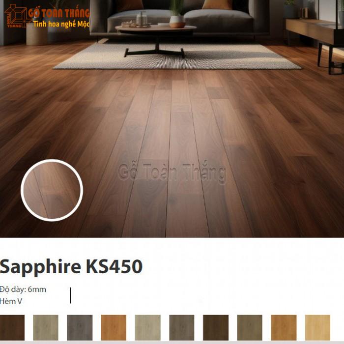 Sàn Thạch Anh Kobler Sapphire KS450 1 Sàn Thạch Anh Kobler Sapphire KS450