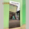 Tấm ốp than tre tráng gương Xám 8mm Luxwall