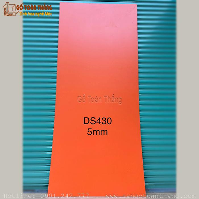 Tấm ốp than tre đơn sắc 5mm Cam DS430 1 Tấm ốp than tre đơn sắc 5mm Cam DS430
