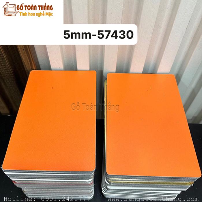 Tấm than tre 5mm đơn sắc Cam 57430 1 Tấm than tre 5mm đơn sắc Cam 57430