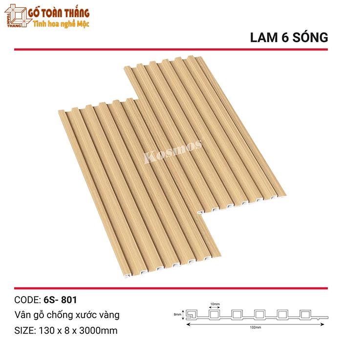 Lam 6 sóng than tre Kosmos 6S-801 3 Lam 6 sóng than tre Kosmos 6S-801 - Ảnh 3