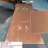 Tấm than tre 8mm kim loại hiệu ứng xước TT-836