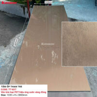 Tấm than tre 8mm kim loại hiệu ứng xước TT-837