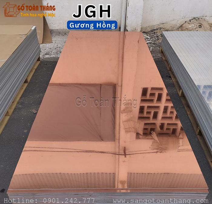 Tấm than tre 8mm tráng gương hồng JGH 1 Tấm than tre 8mm tráng gương hồng JGH