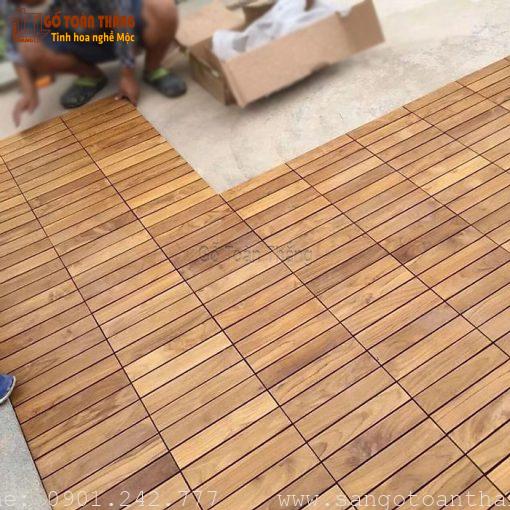 Vỉ gỗ Teak Lào 6 nan - Hình ảnh 4