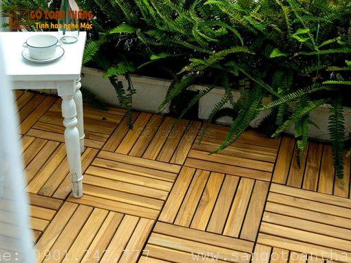 Vỉ gỗ Teak Lào 6 nan - Hình ảnh 2