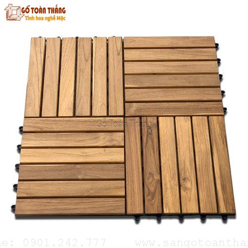 Vỉ gỗ Teak Lào 6 nan