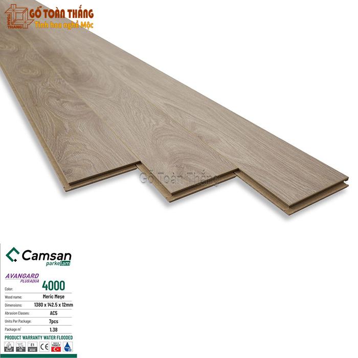 Sàn gỗ Camsan Aqua 12mm 4000 1 Sàn gỗ Camsan Aqua 12mm 4000