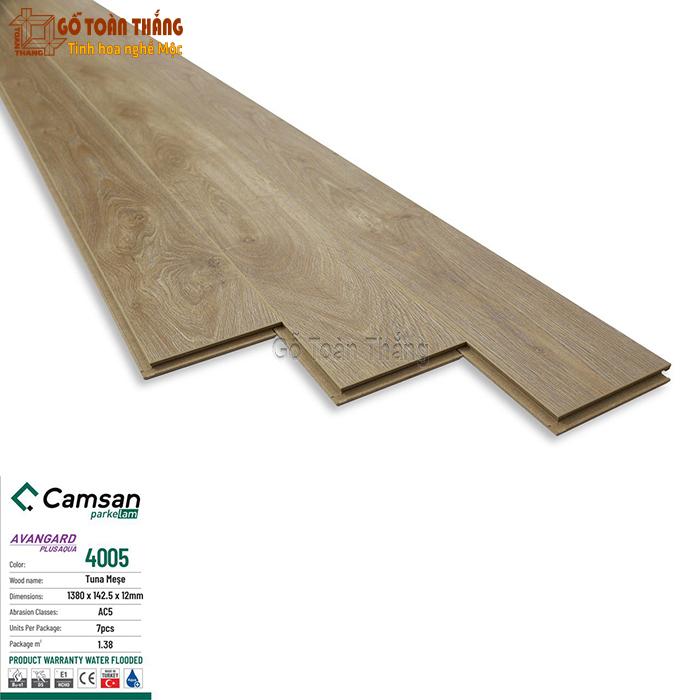 Sàn gỗ Camsan Aqua 12mm 4005 1 Sàn gỗ Camsan Aqua 12mm 4005