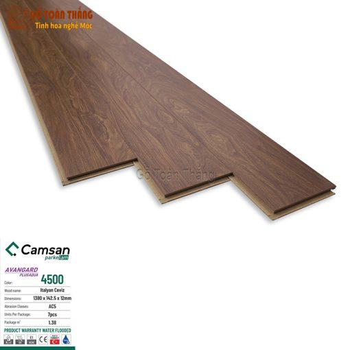 Sàn gỗ Camsan Aqua 12mm 4500