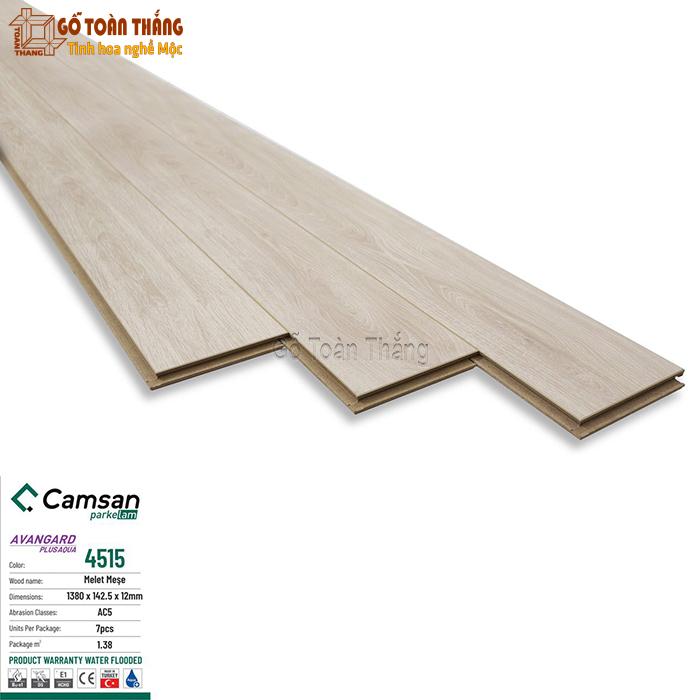Sàn gỗ Camsan Aqua 12mm 4515 1 Sàn gỗ Camsan Aqua 12mm 4515