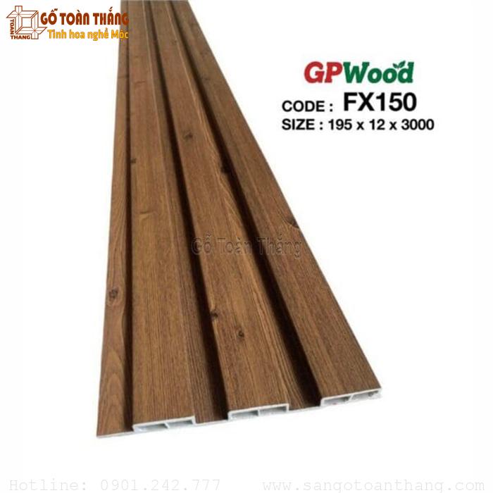 Lam 3 sóng thấp GPwood 12x195x2900mm FX-150 1 Lam 3 sóng thấp GPwood 12x195x2900mm FX-150