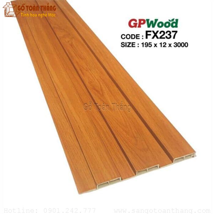 Lam 3 sóng thấp GPwood 12x195x2900mm FX-237 1 Lam 3 sóng thấp GPwood 12x195x2900mm FX-237