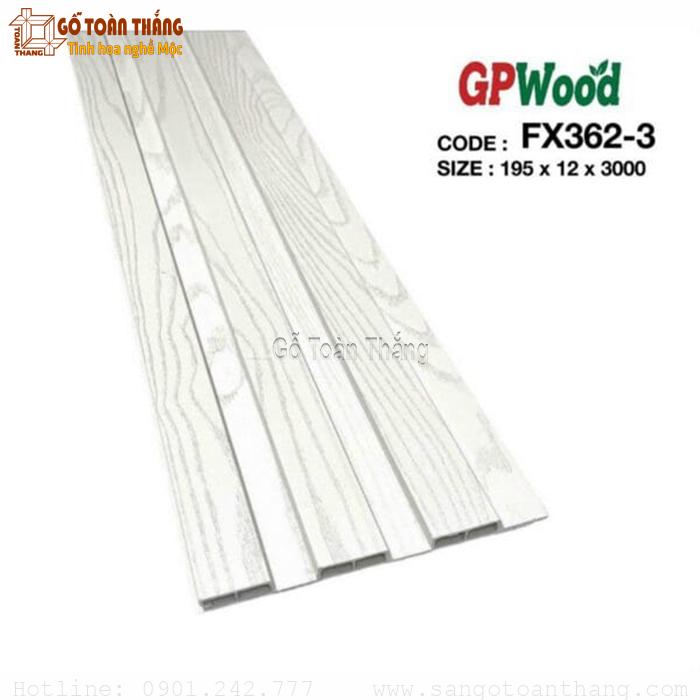Lam 3 sóng thấp GPwood 12x195x2900mm FX362-3 1 Lam 3 sóng thấp GPwood 12x195x2900mm FX362-3