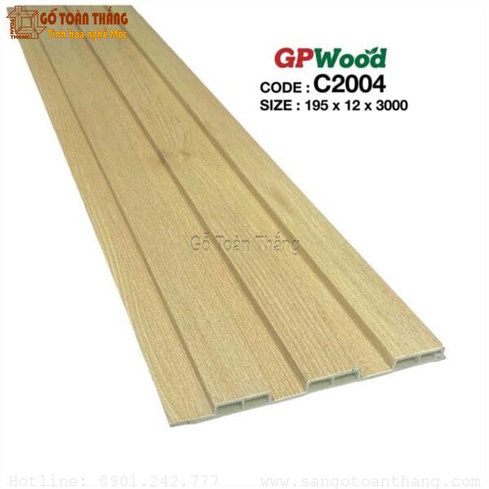 Lam 3 sóng thấp GPwood 12x195x2900mm C2004 1 Lam 3 sóng thấp GPwood 12x195x2900mm C2004