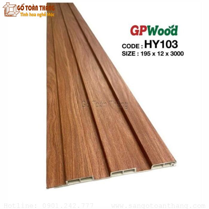 Lam 3 sóng thấp GPwood 12x195x2900mm HY-103 1 Lam 3 sóng thấp GPwood 12x195x2900mm HY-103