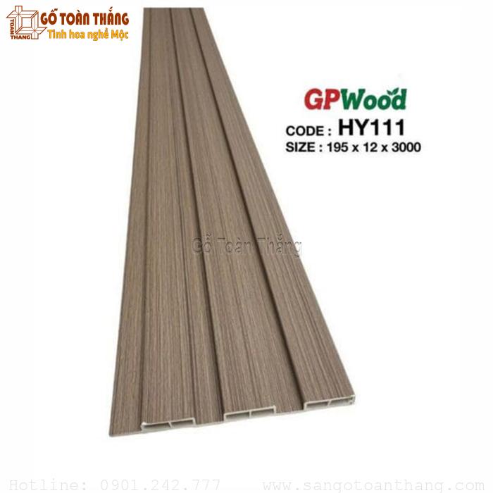 Lam 3 sóng thấp GPwood 12x195x2900mm HY-111 1 Lam 3 sóng thấp GPwood 12x195x2900mm HY-111