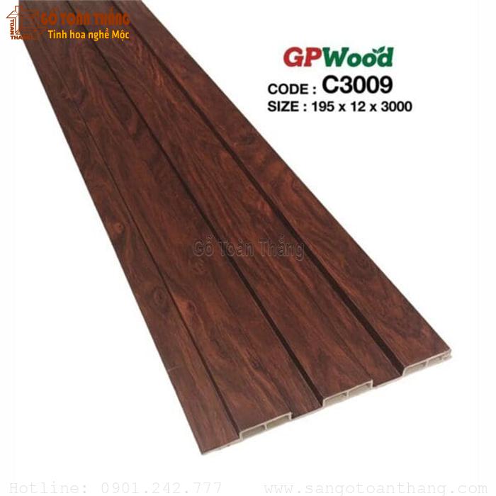 Lam 3 sóng thấp GPwood 12x195x2900mm C3009 1 Lam 3 sóng thấp GPwood 12x195x2900mm C3009