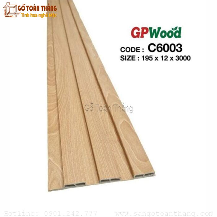 Lam 3 sóng thấp GPwood 12x195x2900mm C-6003 1 Lam 3 sóng thấp GPwood 12x195x2900mm C-6003