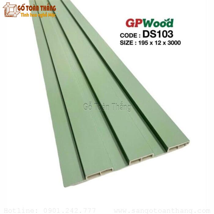 Lam 3 sóng thấp GPwood 12x195x2900mm DS-103 1 Lam 3 sóng thấp GPwood 12x195x2900mm DS-103