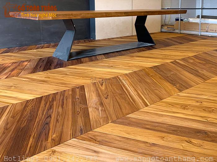 Sàn gỗ Teak kỹ thuật 1 Sàn gỗ Teak kỹ thuật