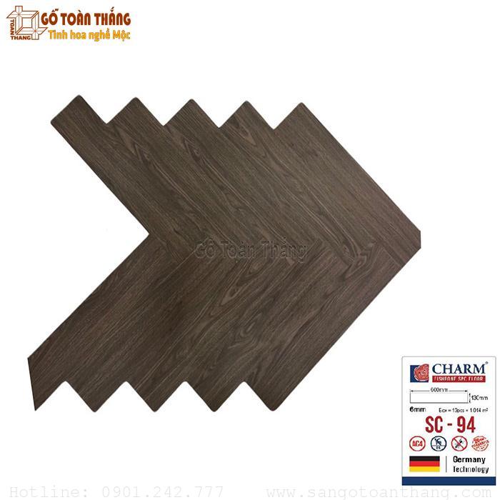 Sàn nhựa Charmwood xương cá SC-94 1 Sàn nhựa Charmwood xương cá SC-94