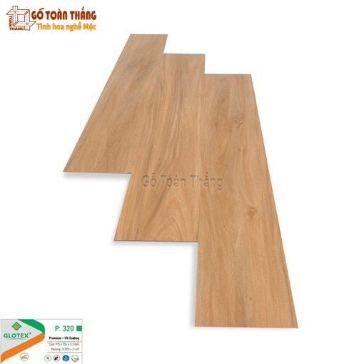 Sàn nhựa hèm khóa Glotex 3,2 mm P320