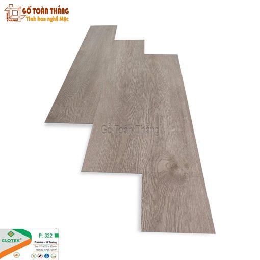 Sàn nhựa hèm khóa Glotex 3,2 mm P322
