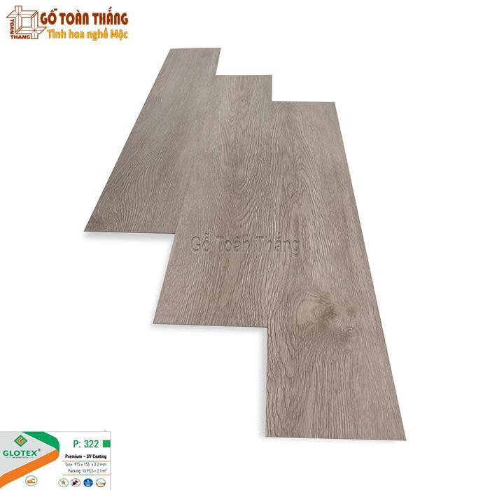 Sàn nhựa hèm khóa Glotex 3,2 mm P322 1 Sàn nhựa hèm khóa Glotex 3,2 mm P322