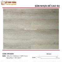 Sàn nhựa hèm khóa Kosmos 6mm đế cao su SPC-6004 3