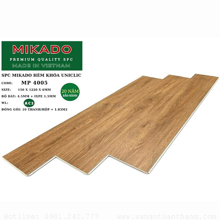 Sàn nhựa hèm khóa Mikado 4.5mm SPC MP-4005 1 Sàn nhựa hèm khóa Mikado 4.5mm SPC MP-4005