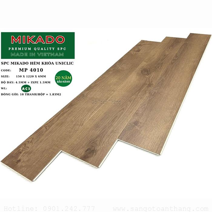 Sàn nhựa hèm khóa Mikado 4.5mm SPC MP-4010 1 Sàn nhựa hèm khóa Mikado 4.5mm SPC MP-4010