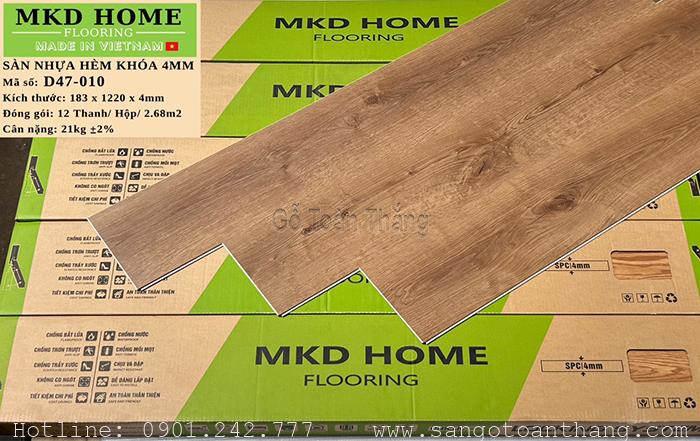 Sàn nhựa hèm khóa MKD Home D47-010 1 Sàn nhựa hèm khóa MKD Home D47-010