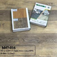 Sàn nhựa hèm khóa 4mm SPC đế cao su M47-016