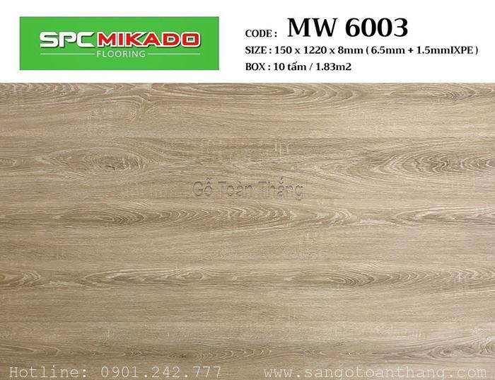 Sàn nhựa Mikado 6.5mm SPC MW-6003 1 Sàn nhựa Mikado 6.5mm SPC MW-6003