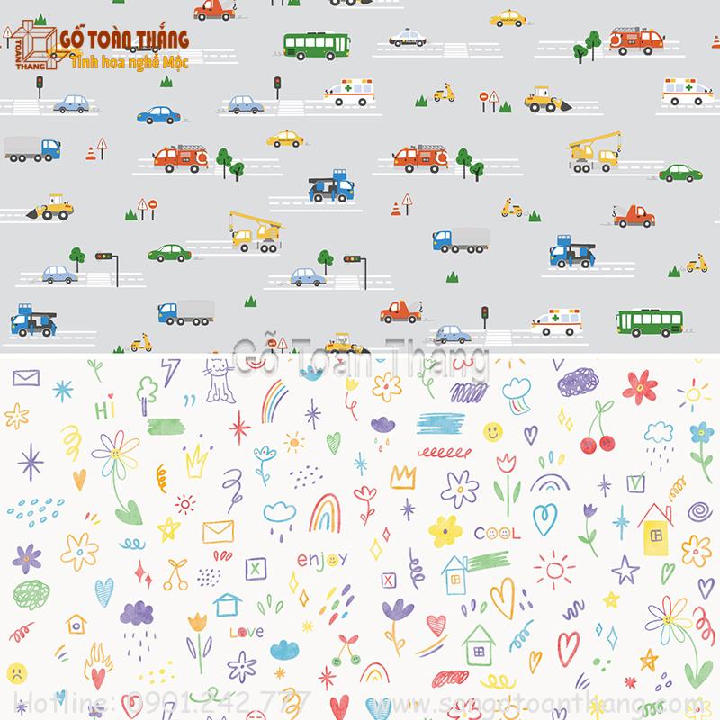 Giấy dán tường Dream World thi công nhanh chóng