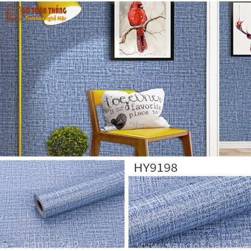 Decal dán tường vân vải HY-9198