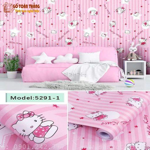 Decal dán tường Hello Kitty 5291-1