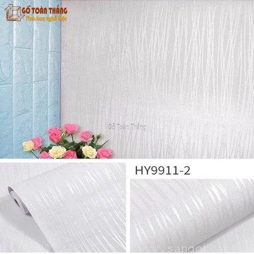 Decal dán tường vân sọc trắng HY9911-2