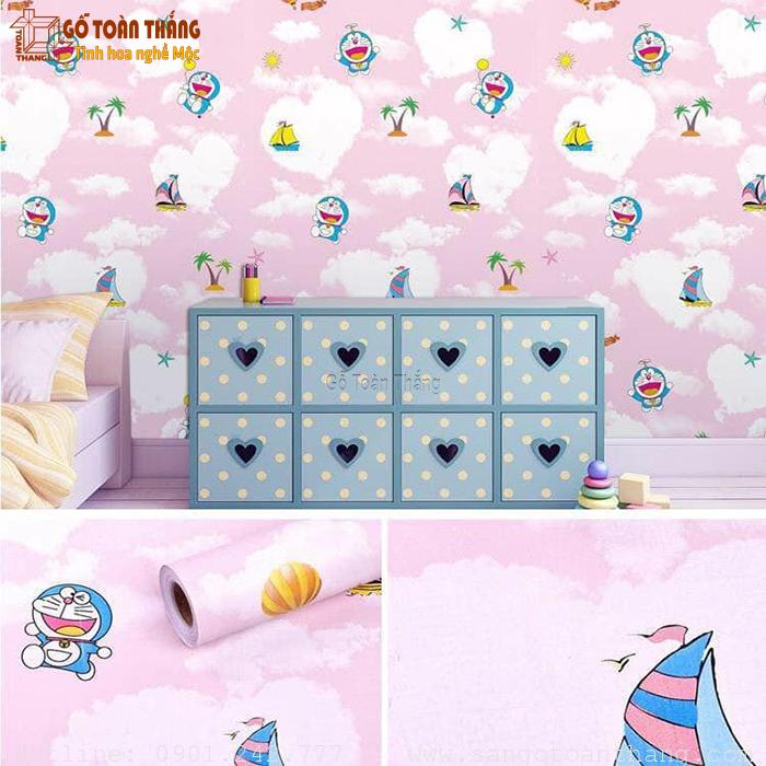 Decal dán tường Doremon + Thuyền 1 Decal dán tường Doremon + Thuyền