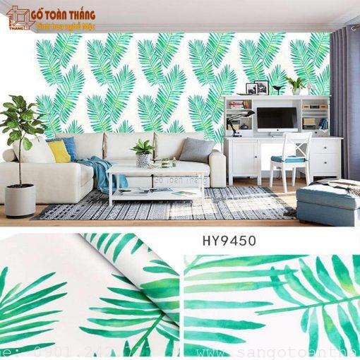 Decal dán tường lá dương xỉ HY-9450