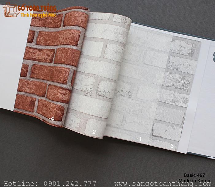 Giấy dán tường giả Gạch 1 Giấy dán tường giả Gạch
