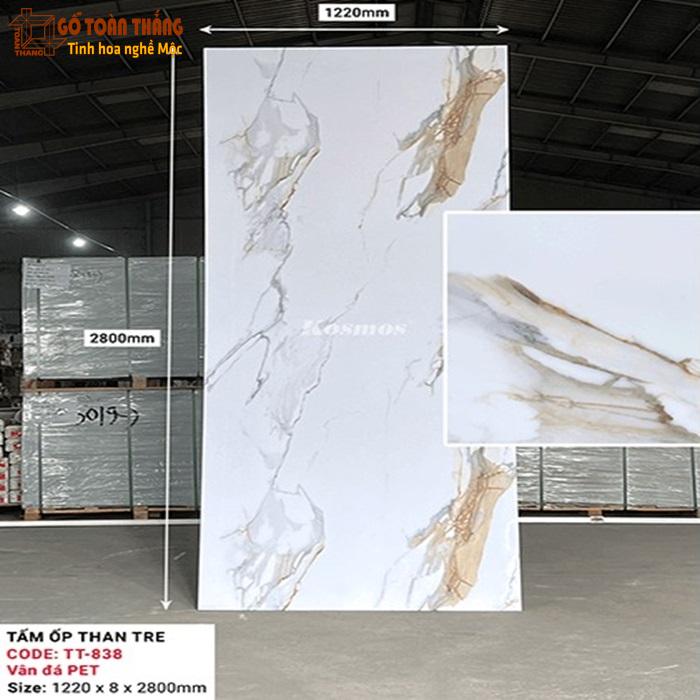 Tấm than tre 8mm vân đá Kosmos TT-838 1 Tấm than tre 8mm vân đá Kosmos TT-838