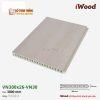 Vách ngăn nhựa 2 mặt Iwood VNx300x26-VN30 trắng