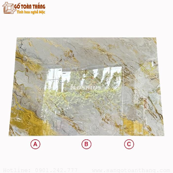 Tấm than tre 8mm vân đá dát vàng TT-858 2 Tấm than tre 8mm vân đá dát vàng TT-858 - Ảnh 2