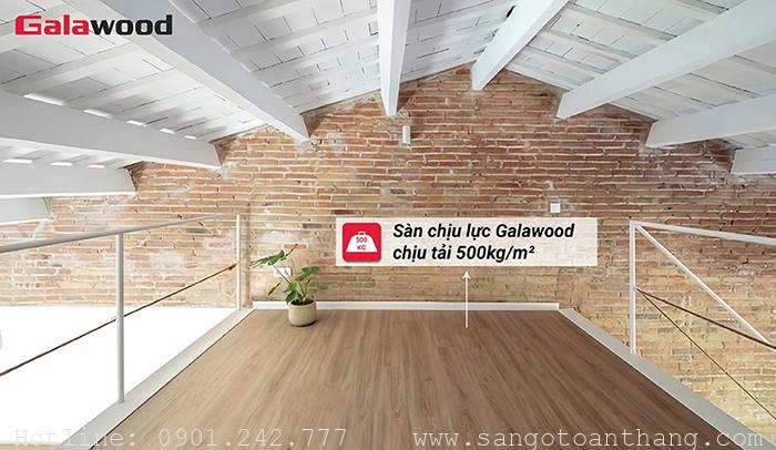 Sàn nhựa chịu lực Galawood giá rẻ dành cho gác lững, gác xép