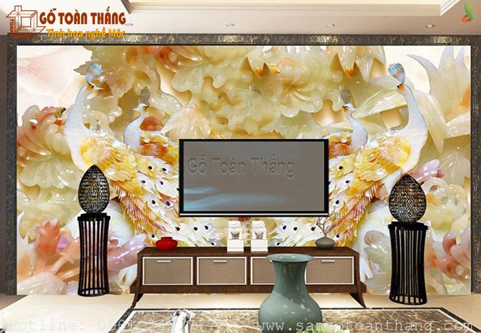 Tranh dán tường Quận 8 in 3D mẫu 10