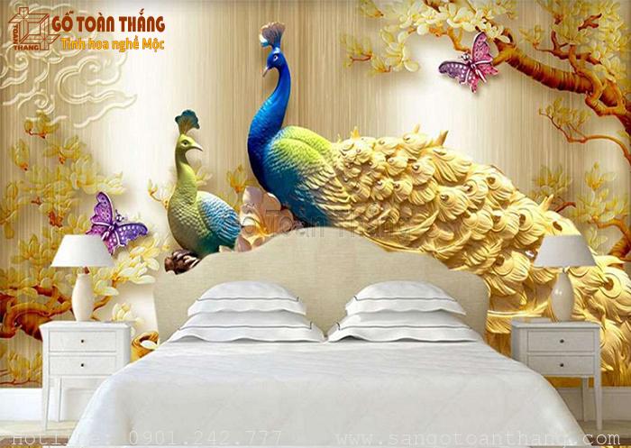 35+ Mẫu tranh 3d dán tường phòng ngủ thư thái, thoải mái 42