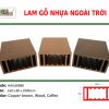 Thanh lam gỗ nhựa Hwood HW160R80