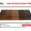 Sàn gỗ nhựa ngoài trời lỗ chữ I Hwood HW145K25